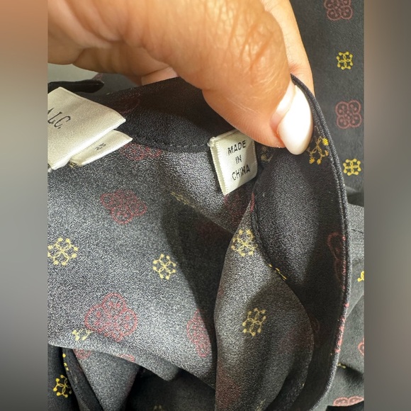 A.L.C geometric 100% Silk Dress - Picture 5 of 9